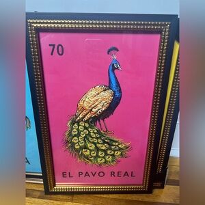 Loteria art - El Pavo Real/Peacock